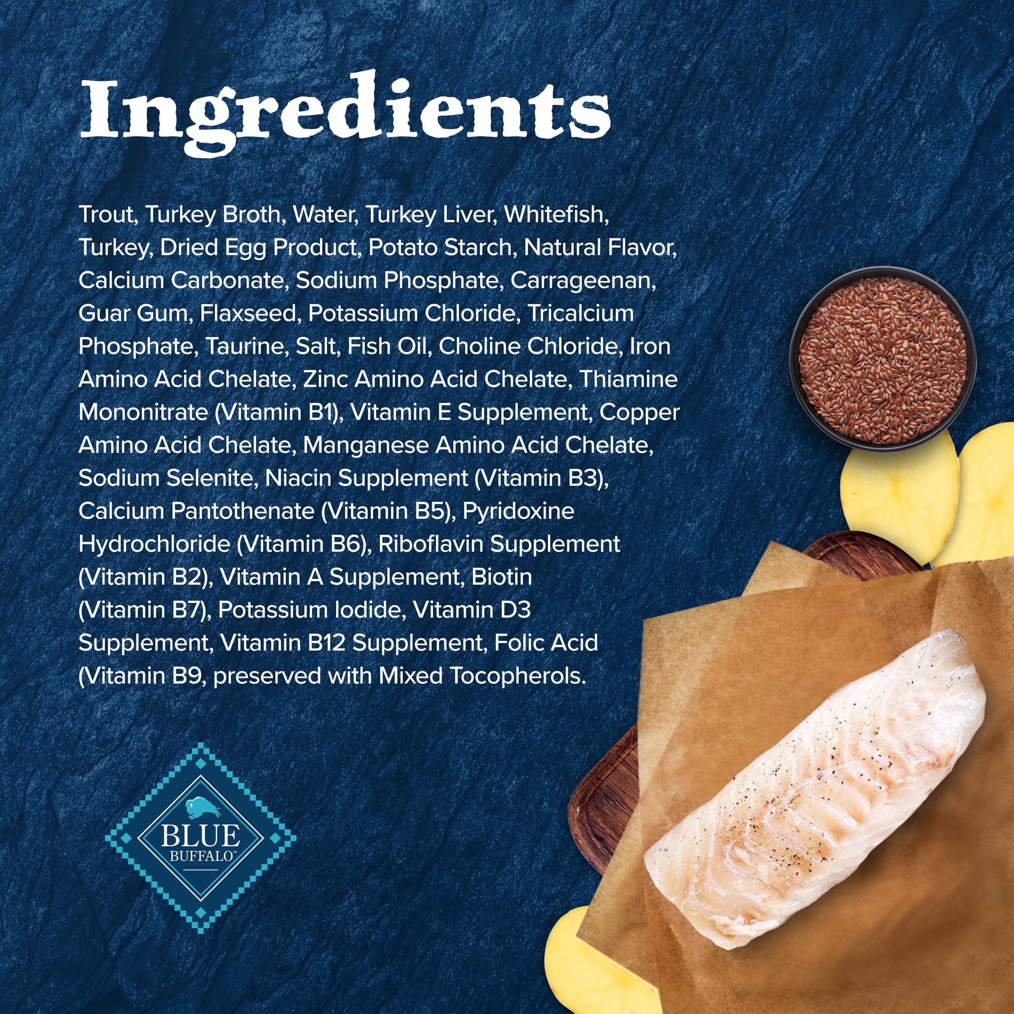 Blue Buffalo Wilderness sin maiz trigo soja para una dieta más limpia.