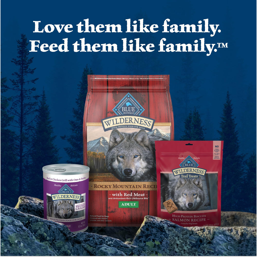 Blue Buffalo Wilderness sin maíz trigo ni soya: fórmula sin granos comunes
