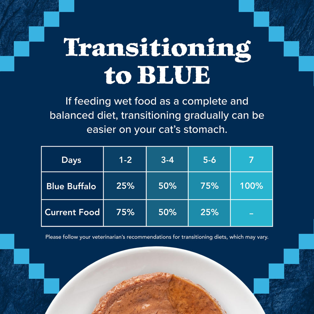 Blue Buffalo Wilderness Textura suave en salsa, perfecta para comidas diarias.