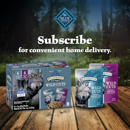 Blue Buffalo Wilderness Trail Toppers dieta equilibrada con proteína