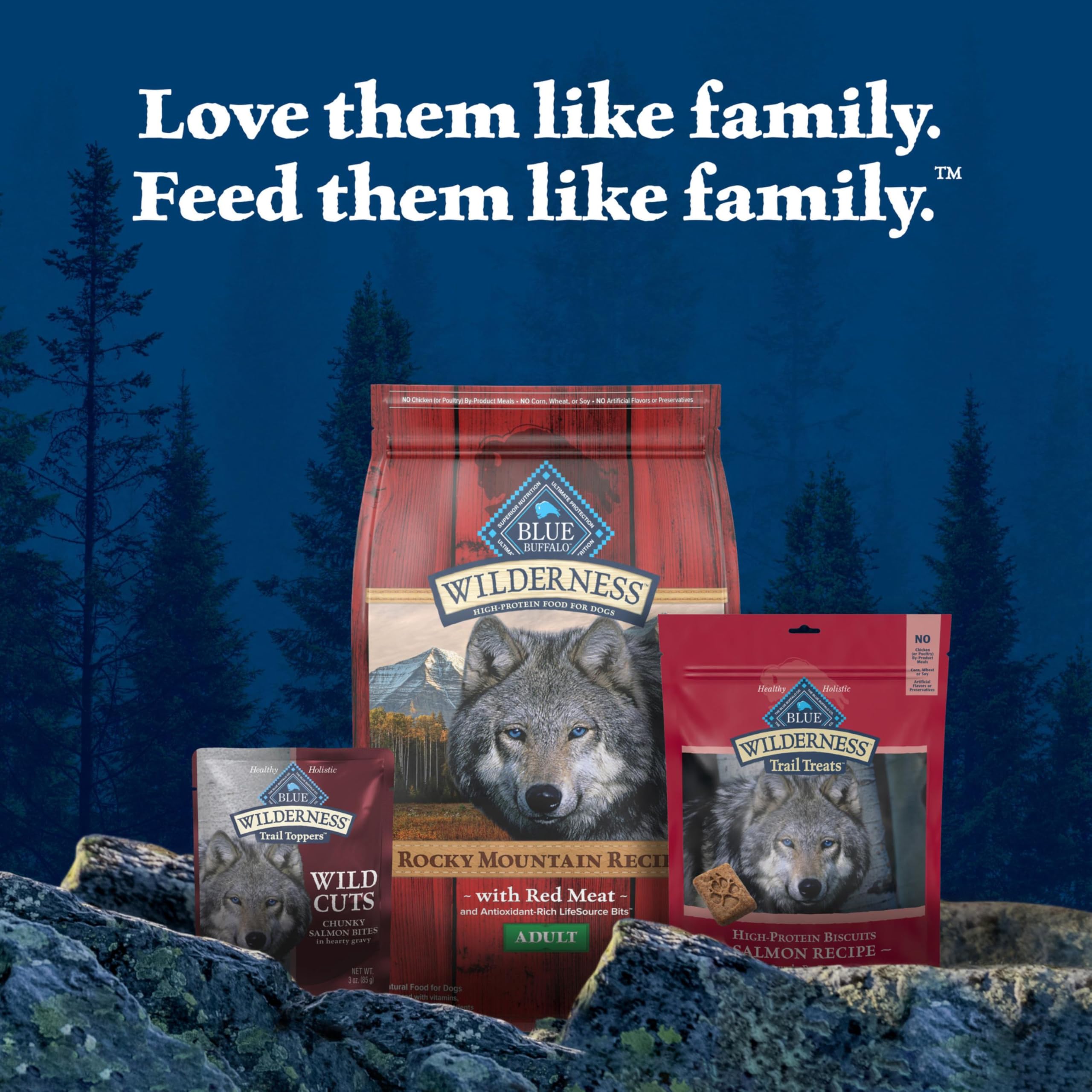 Blue Buffalo Wilderness Trail Toppers: paquete de 24 porciones para facilitar la alimentación