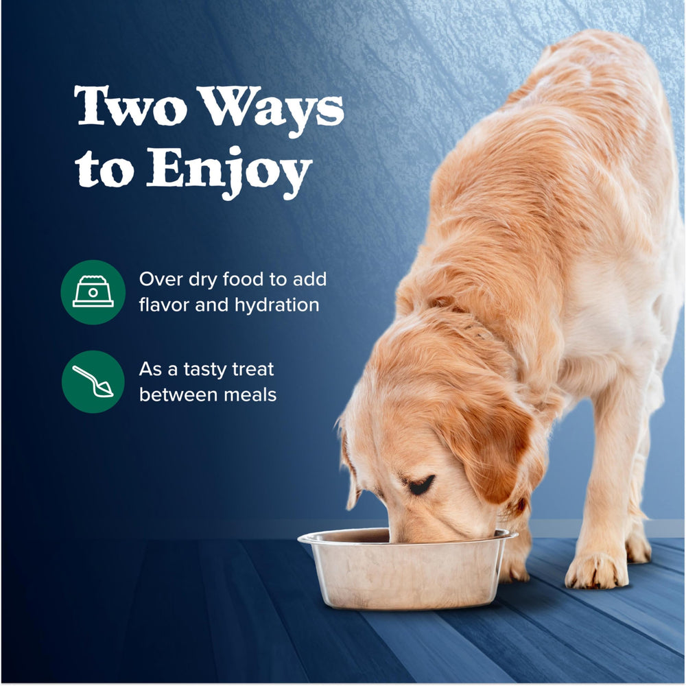Blue Buffalo Wilderness Trail Toppers sin pollo ni subproductos.