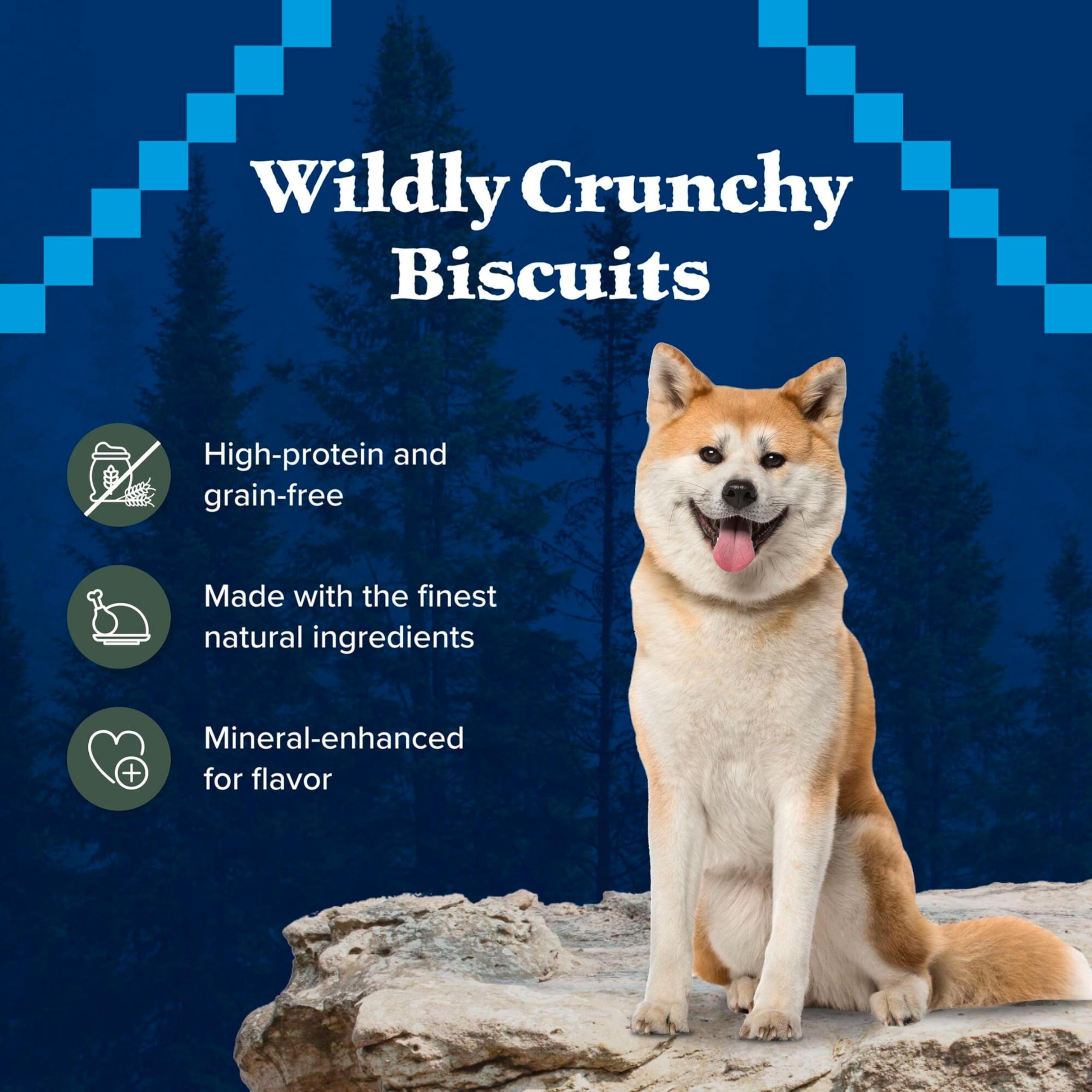 Blue Buffalo Wilderness Trail Treats aptas para todas las razas y tamaños.