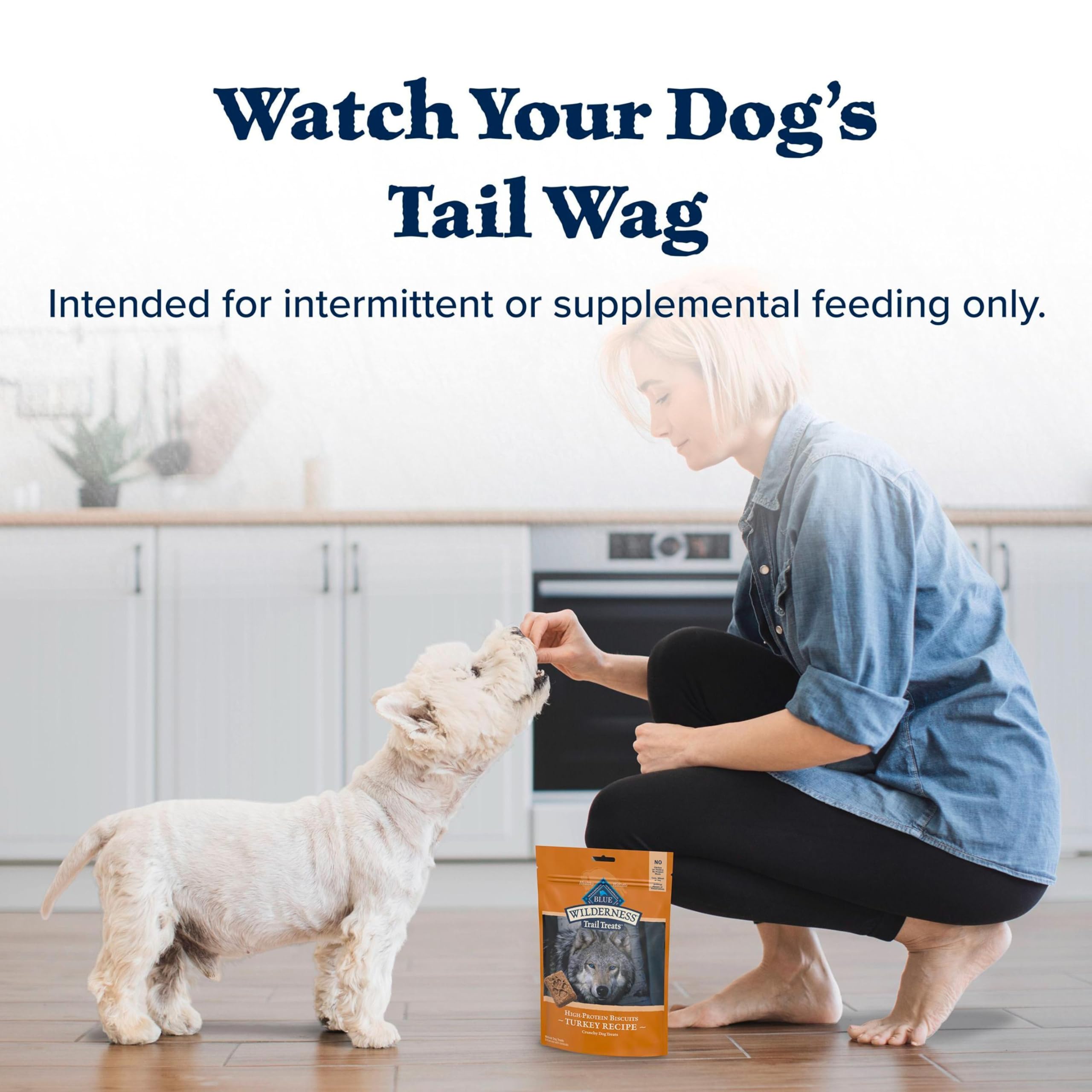 Blue Buffalo Wilderness Trail Treats receta de pavo para momentos de juego
