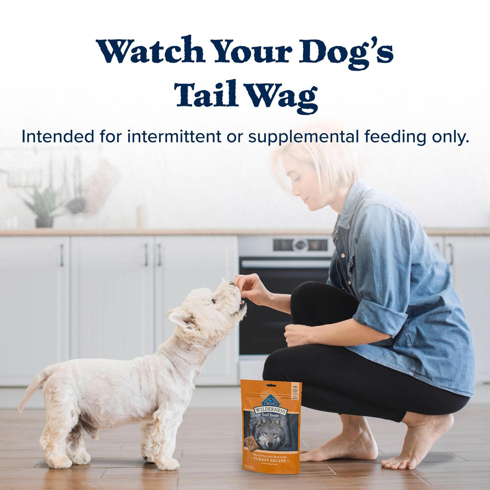 Blue Buffalo Wilderness Trail Treats receta de pavo para momentos de juego