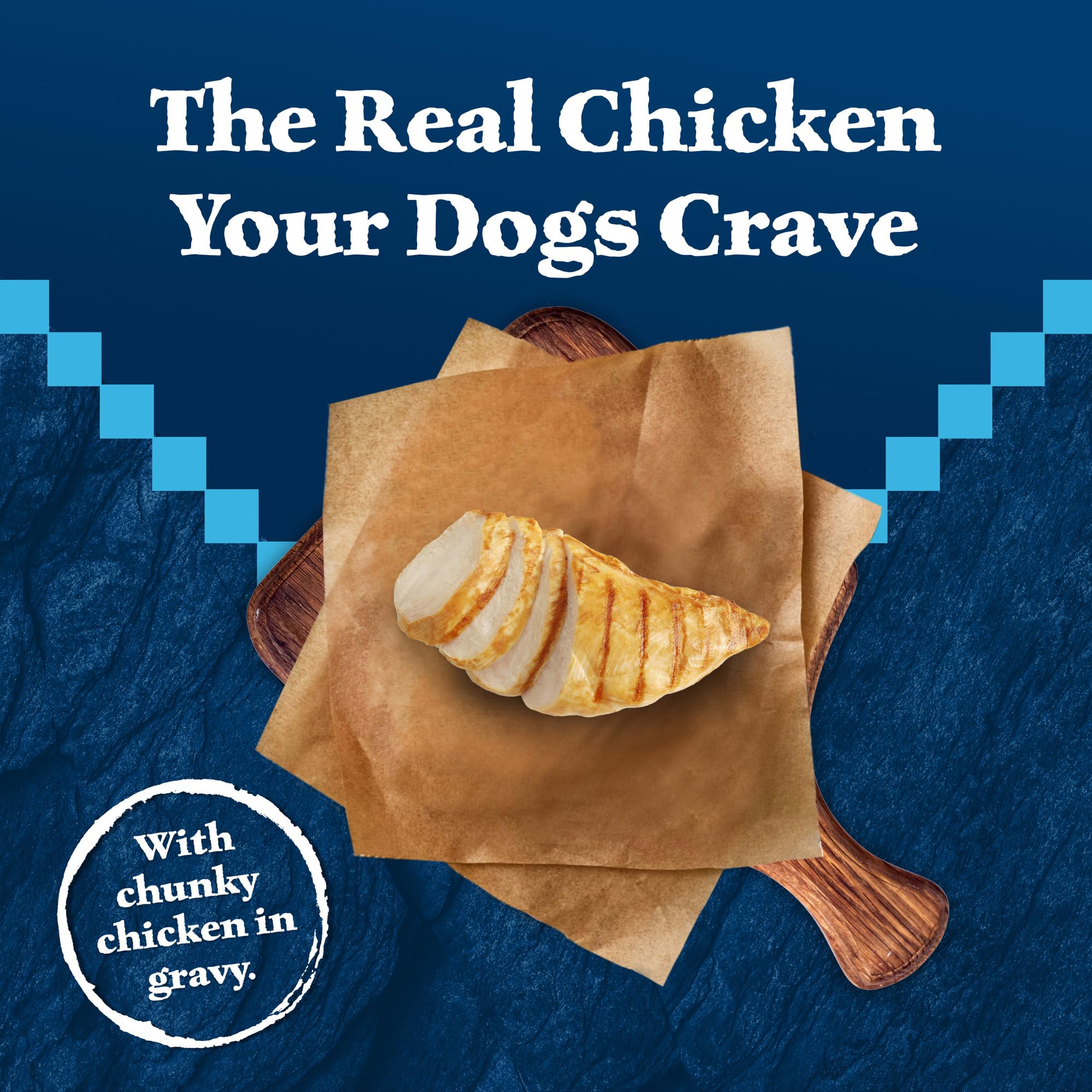 Blue Buffalo Wilderness Wolf Creek Estofado: trozos grandes de pollo para palatabilidad