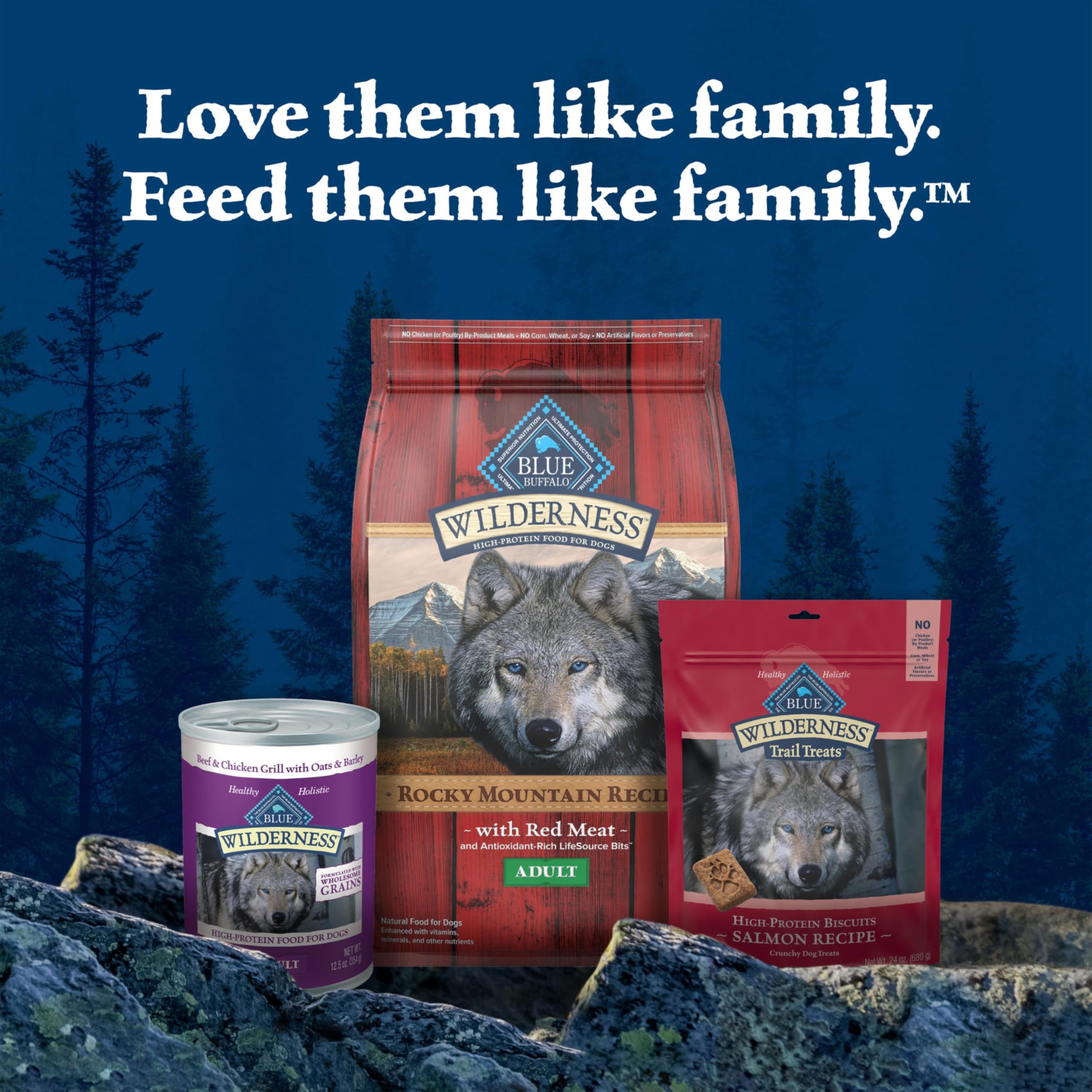 Blue Buffalo Wilderness Wolf Creek Stew: textura densa que agrada a perros selectos.