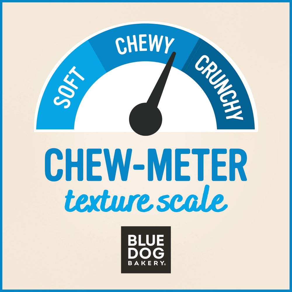 Blue Dog Bakery MarrowBakes: textura dual crujiente y suave para masticar