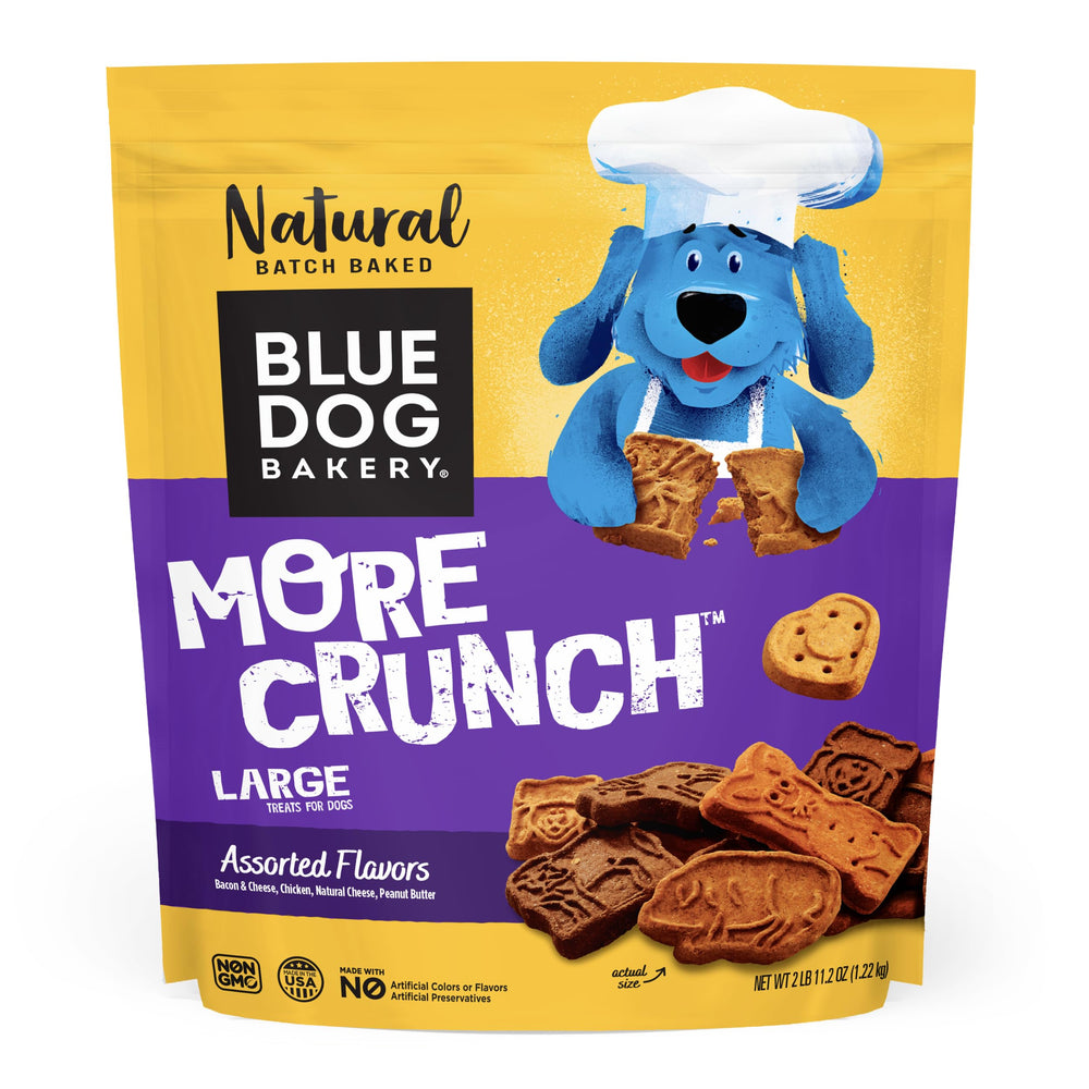 Blue Dog Bakery More Crunch bacon: galletas crujientes para premiar durante el paseo