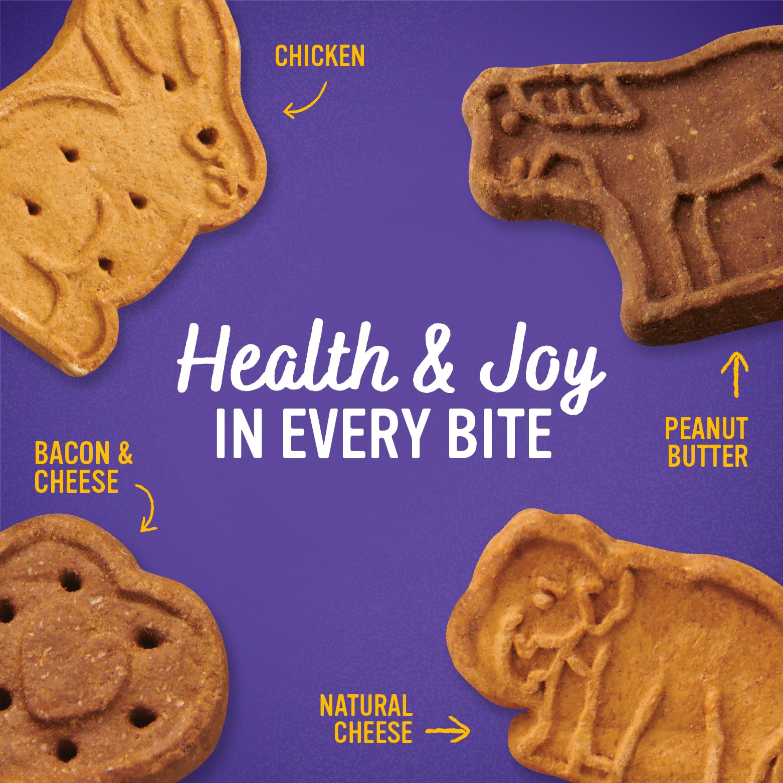 Blue Dog Bakery More Crunch: ingredientes naturales para snack sabroso.