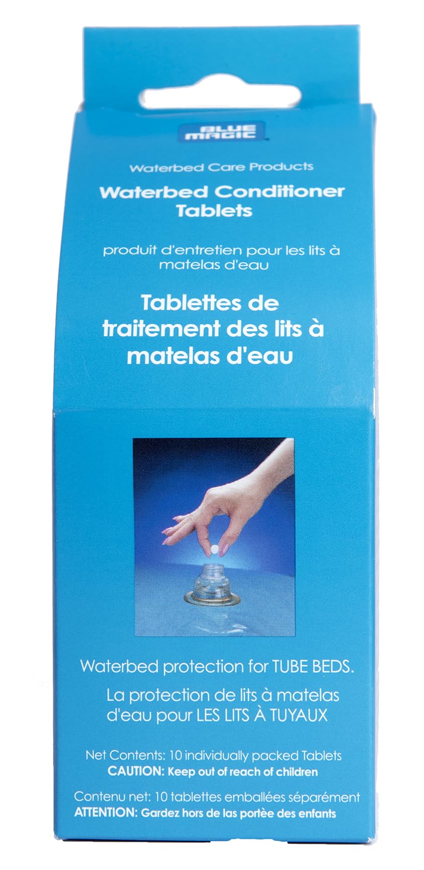 Blue Magic tableta para cama de agua mantiene la superficie limpia y suave.