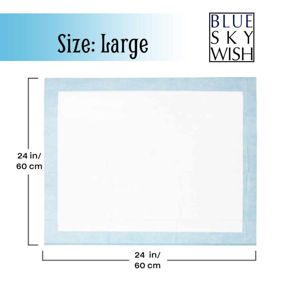 Blue Sky Wish almohadillas-absorcion-rapida 24x24 para entrenamiento limpio