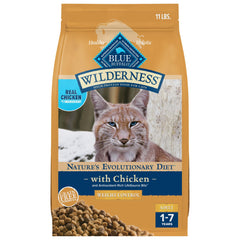 Blue Wilderness alimento de gato con pollo real, primera proteína para satisfacción diaria
