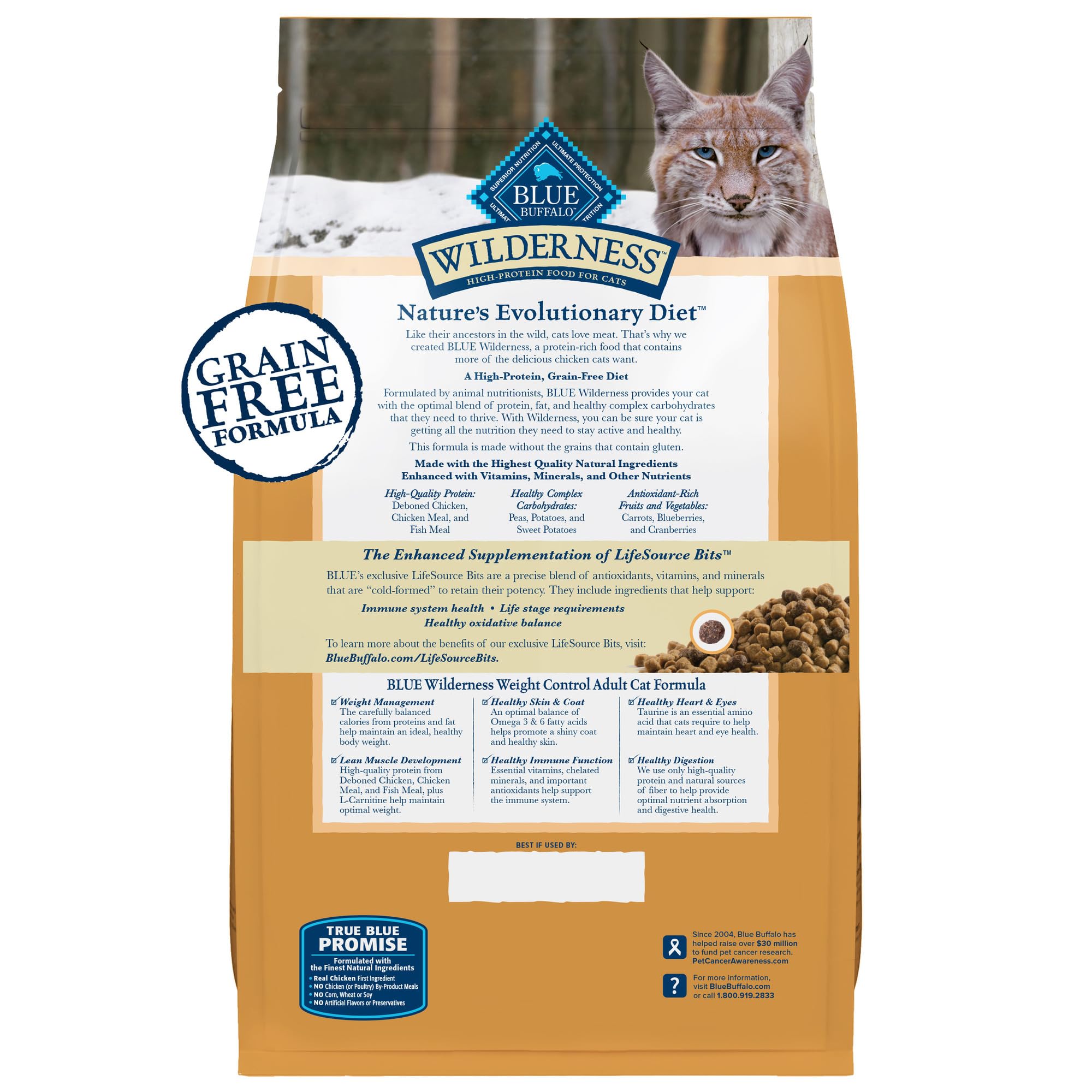 Blue Wilderness bolsa de 11 lb, tamaño práctico para alimentación diaria