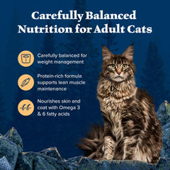 Blue Wilderness sin granos y sin maíz, fórmula natural para gatos