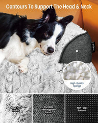 blunique cama con envoltura triple abraza al perro y ofrece soporte