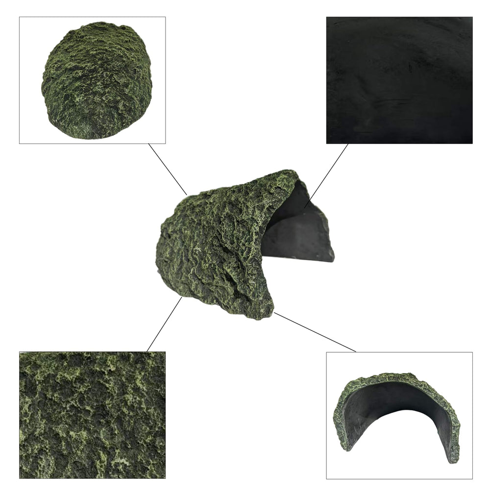 BLWAFY Textura natural crea hábitat realista en terrario para reptiles