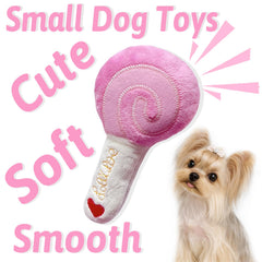 BMLTAQ Juguete para perros pequeños con helado, ideal para jugar a atrapar.