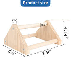 Percha para pollitos de Bneykrir, tamaño ideal para sus patitas en crecimiento.