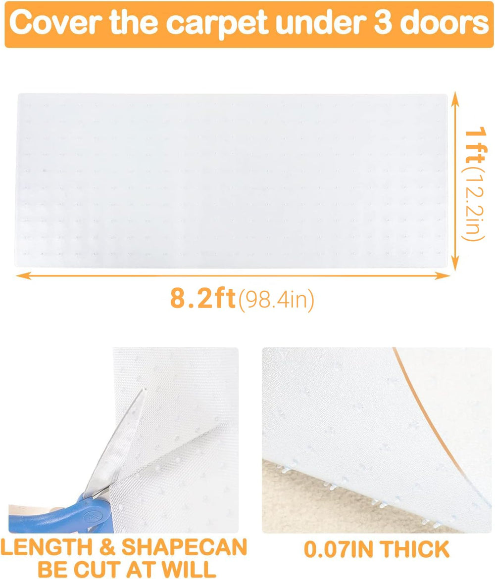 BNOSDM corte fácil para adaptar a cualquier puerta y alfombra.