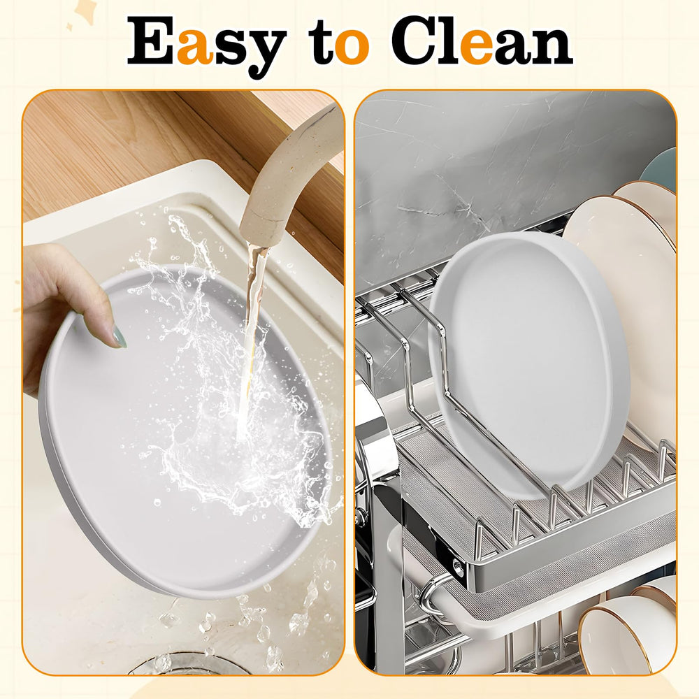 BNOSDM plato de silicona para uso interior y exterior, fácil de transportar.