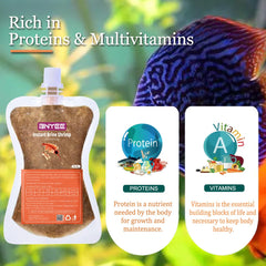 BNYEE Alimento Instantáneo Artemias Adultas: nutrientes esenciales para peces pequeños