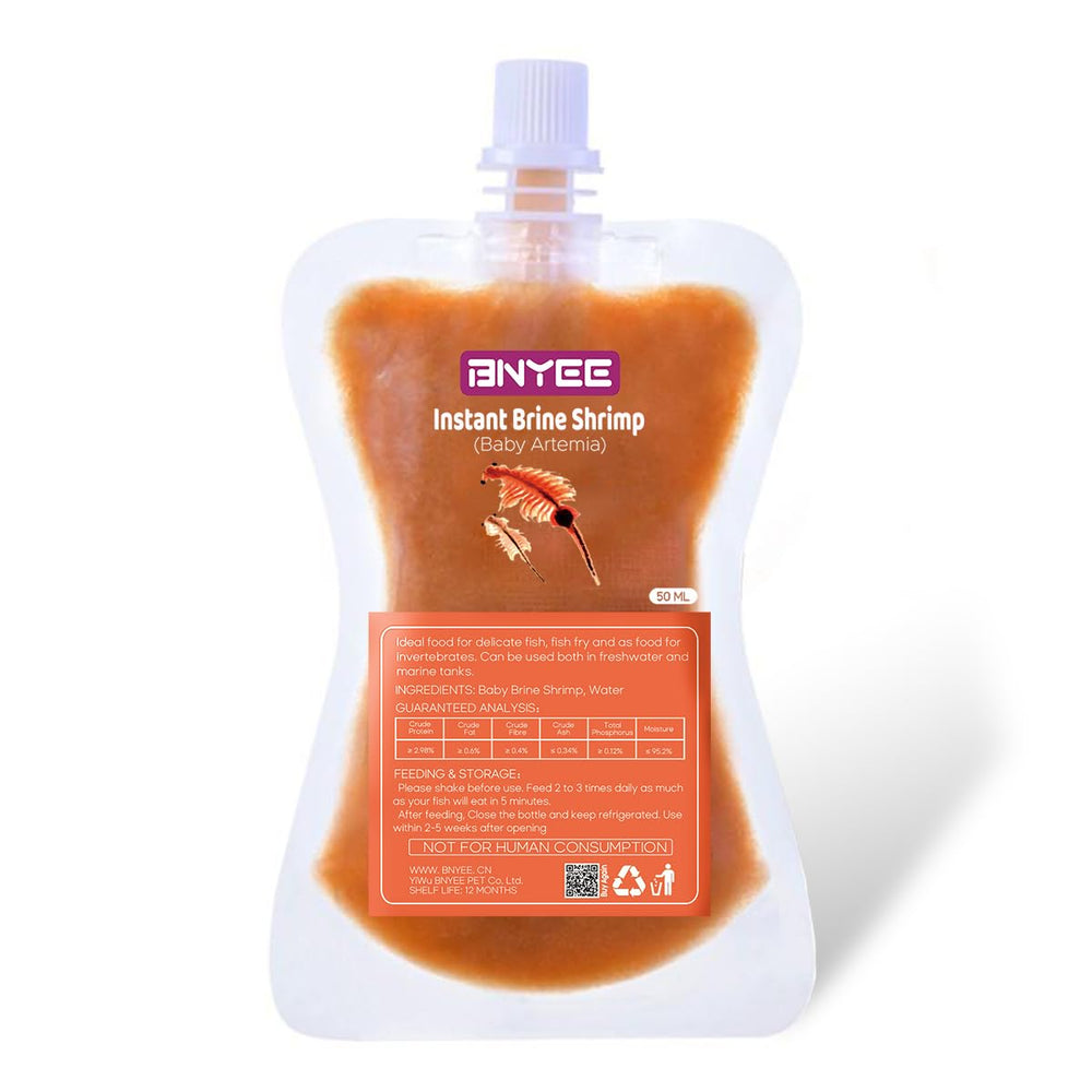 BNYEE Alimento instantáneo para alevinos deshidratado, facilita la alimentación de crías.