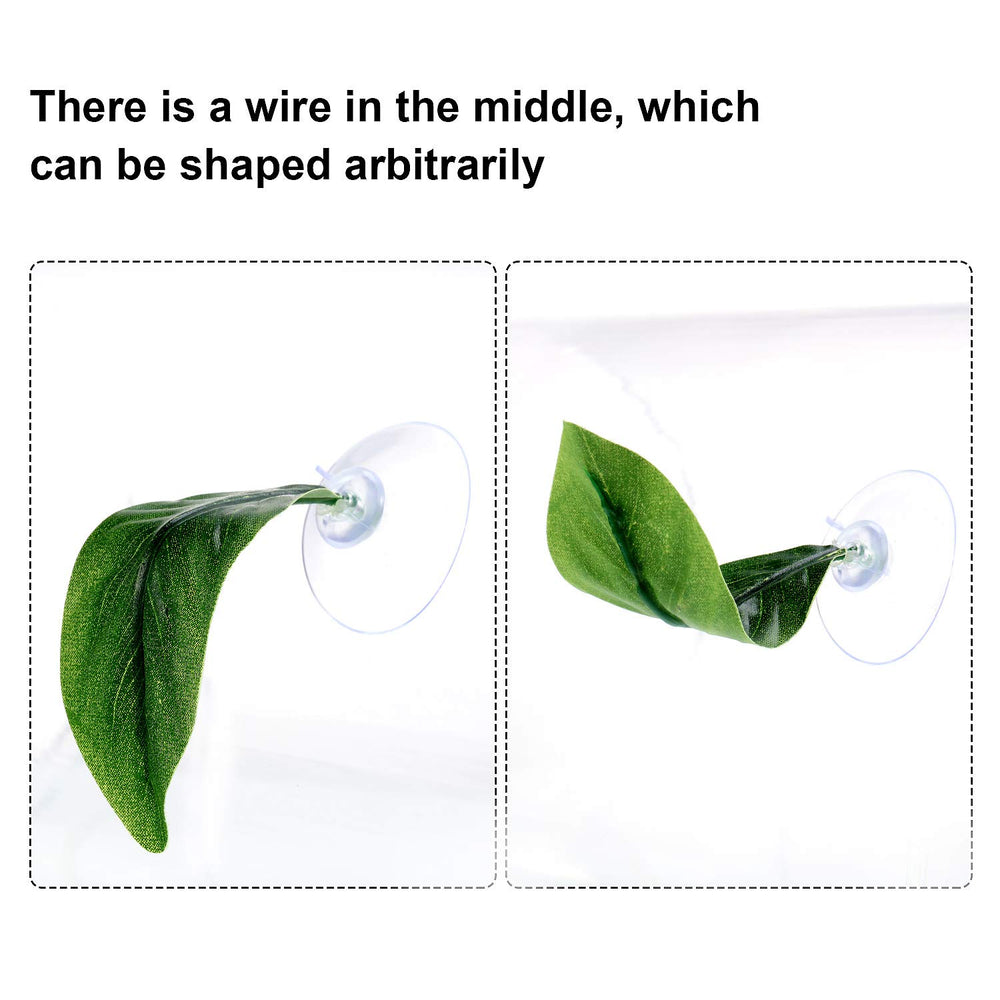 Diseño realista de la hoja hamaca para betta en acuario.
