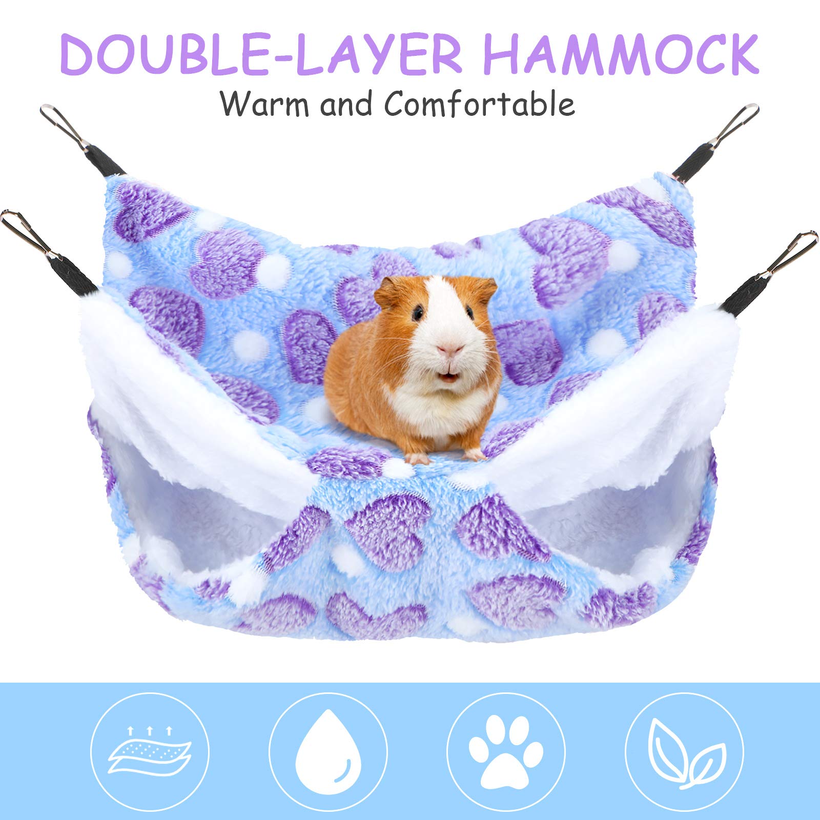 Boao hamaca para cobaya regalo de Pascua, regalo perfecto para pequeños animales