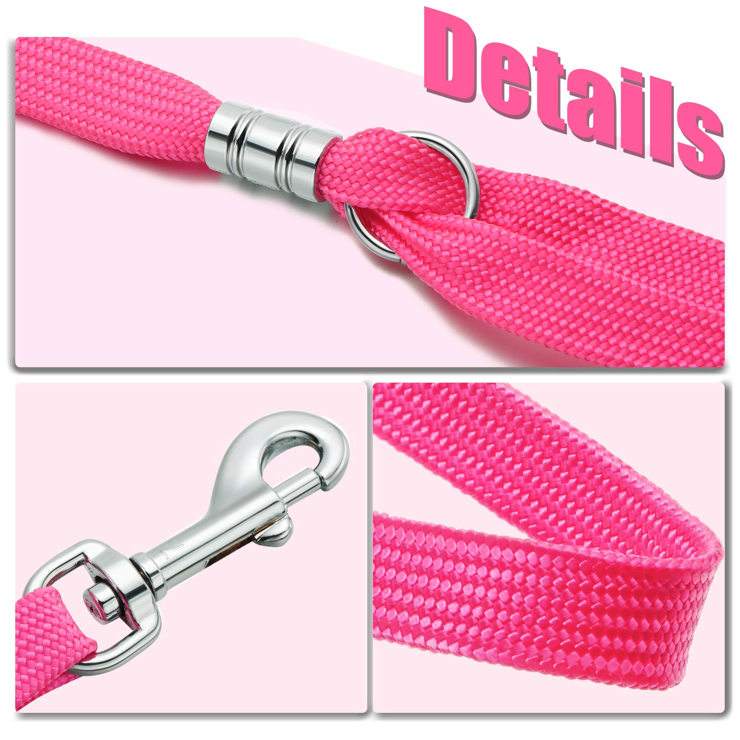 Boao nylon resistente para sujeción en grooming con gancho inoxidable, durabilidad asegurada.