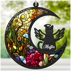 BOBI CARE Ángel Gato Vidriera, colgante con luz que transforma la ventana.