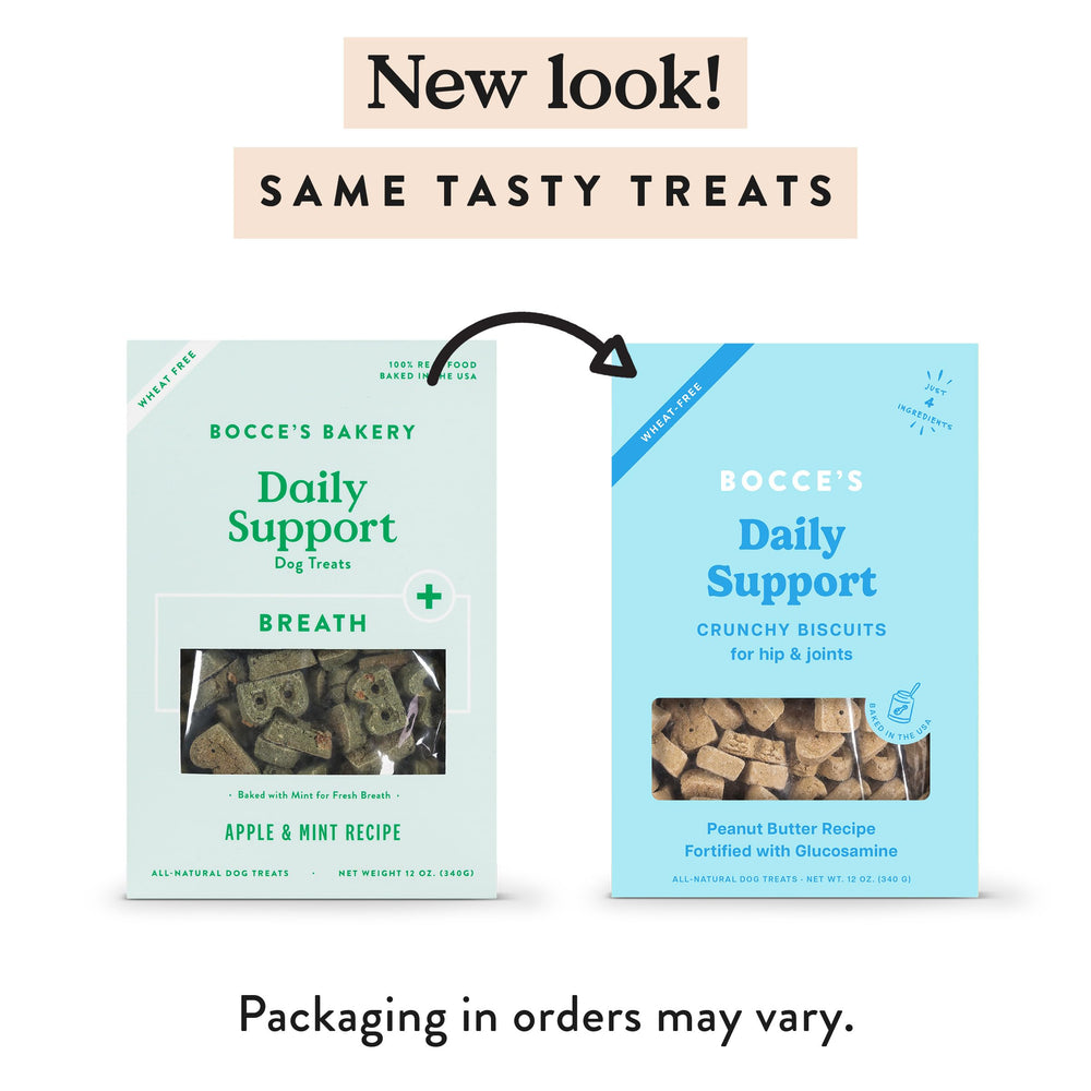 Bocce's Bakery snack crujiente para uso diario del perro