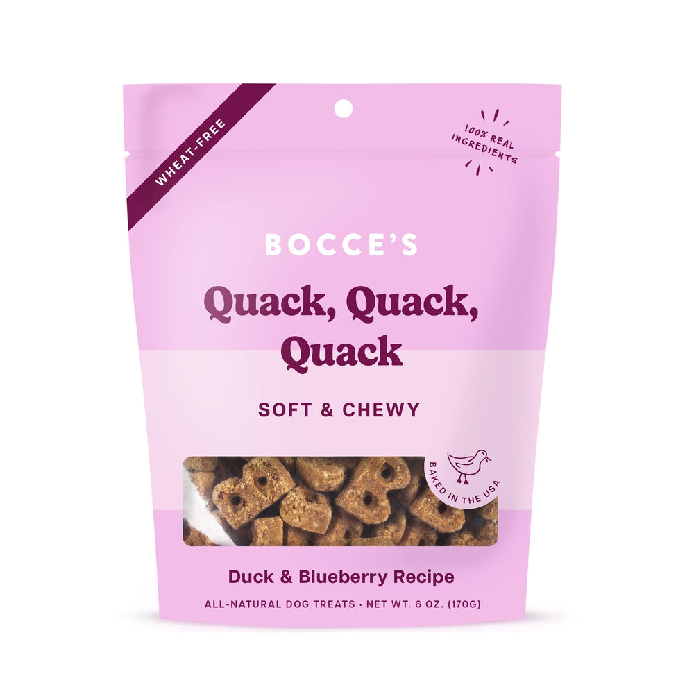 Bocce's Bakery galletas suaves de pato y arándanos, premio delicioso para perros activos