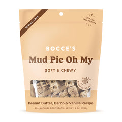 Galleta suave Bocce's Bakery Mud Pie Oh My para perros, mordida fácil y agradable.