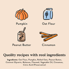 Golosinas suaves Pumpk'n Spice para mordidas suaves de perros.