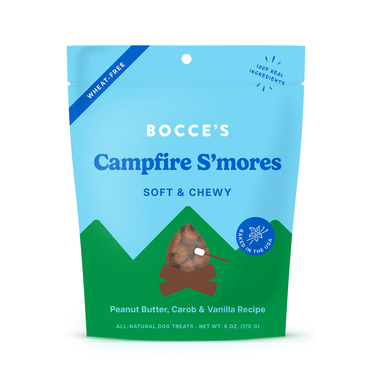 Bocce’s Bakery Campfire S’mores: premio suave para paseos.