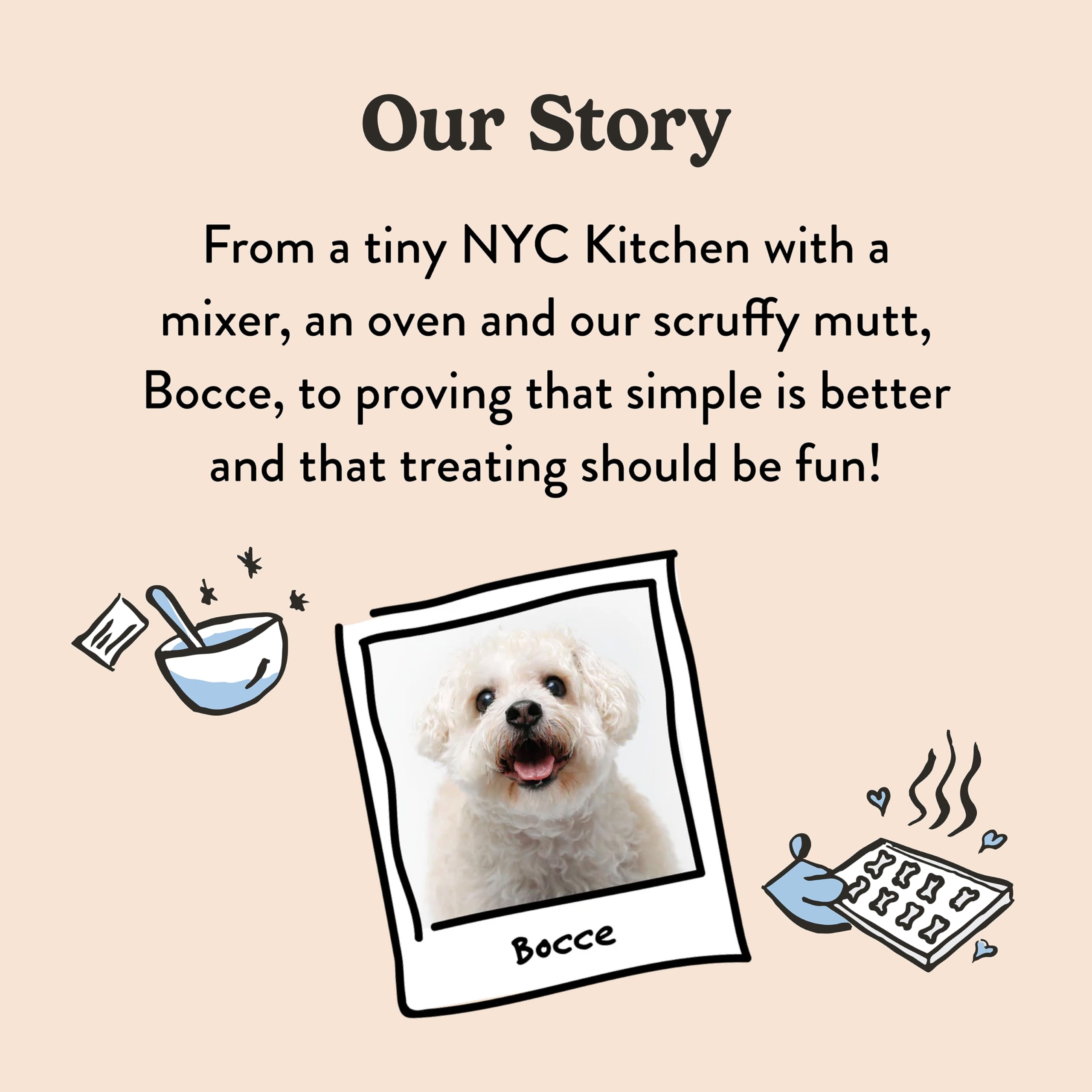 Premio de entrenamiento suave para perros, Bocce's Bakery, con sabor agradable.
