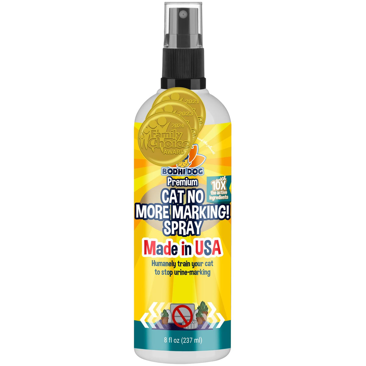 Bodhi Dog Cat No More Marking Spray – botella: disuade marcaje y olores
