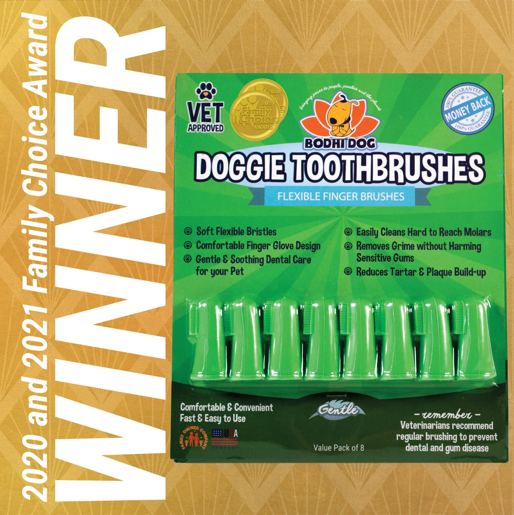 Bodhi Dog cepillo dedo silicona suave facilita limpieza de dientes y encías