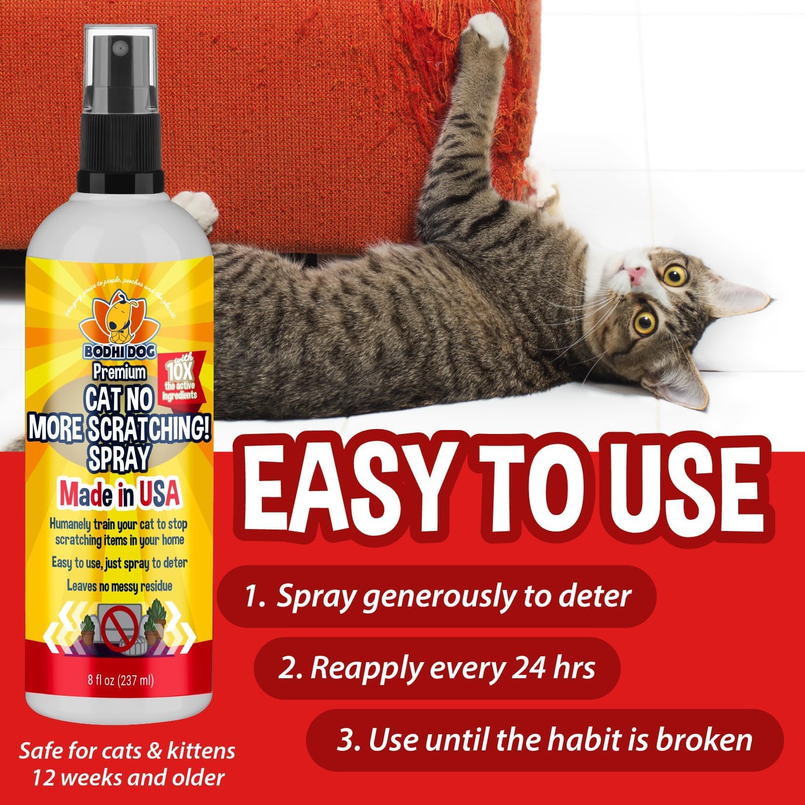 Bodhi Dog No More Scratching: odeur deterrente, parfums dissuasifs pour chats