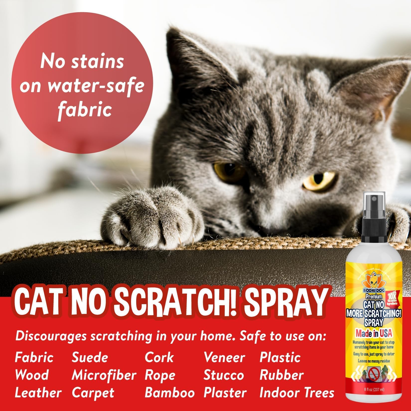 Bodhi Dog No More Scratching: application extérieure, protège les surfaces extérieures des griffes