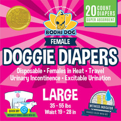Bodhi Dog pañales femeninos desechables con absorción superior para mayor confort