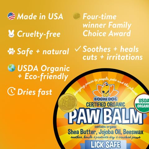 Bodhi Dog Bálsamo para Patas, protección de invierno.