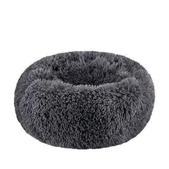 BODISEINT cama redonda de peluche suave para gatos y perros pequeños