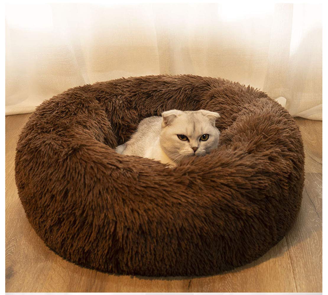 Nido de peluche Bodiseint para gatos y perros pequeños, mantiene calor y confort
