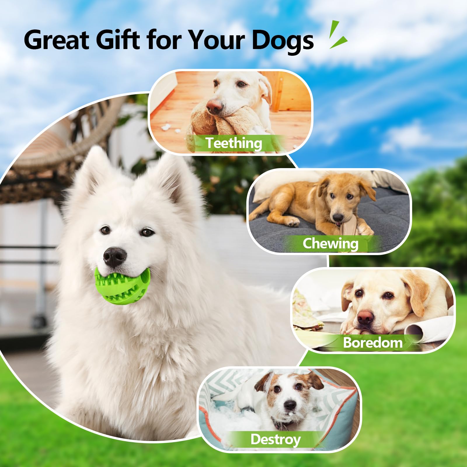 Bojafa: bola de estimulación cerebral para perros.