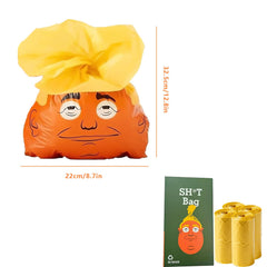 Bolsas para excrementos de perro con perforación de rasgado rápido para uso ágil.
