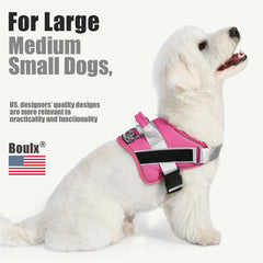Arnés Bolux talla pequeña fucsia, ideal para perros pequeños.