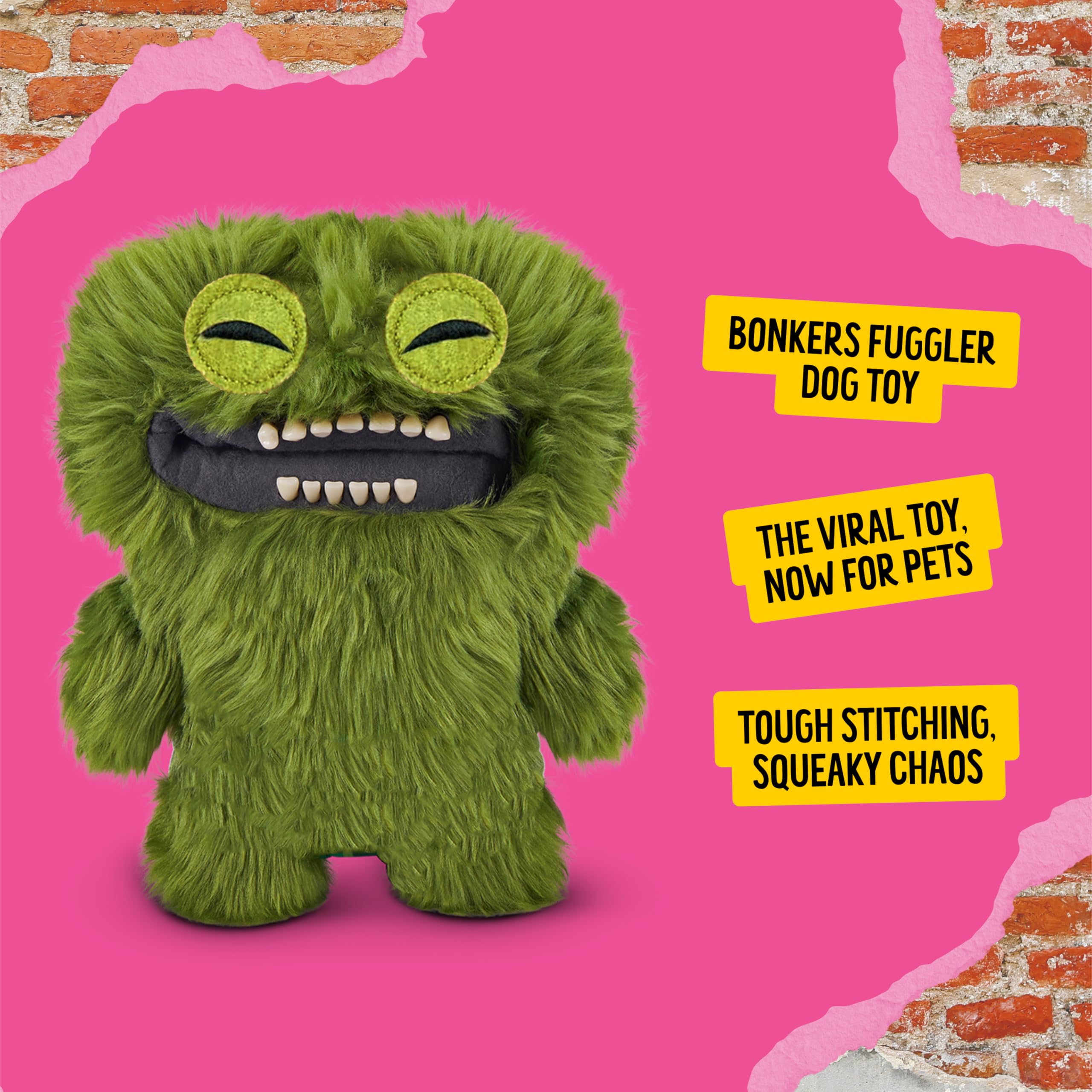 Bonkers FUGGLER Count Underoo Mcgoo, detalle de costuras reforzadas para mayor durabilidad