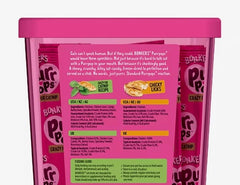 Bonkers Purrpops, sabores hierba gatera y pollo, ideal para premiar durante el juego.